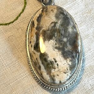 Agate/Sterling Pendant